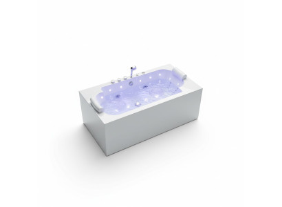 Idromassaggio LED Vasca Spa Vasca da bagno interna Idromassaggio a bolle Idroterapia