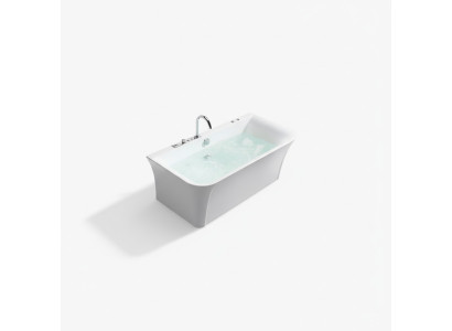 Vasca da bagno Vasca idromassaggio Idromassaggio interno Spa per casa Vasca bianca
