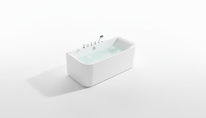 Vasca da bagno Vasca da bagno Spa Vasche da bagno Bagno 170x80 Vasche da bagno Bianco Acrilico Rubinetteria