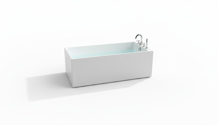 Vasca da bagno di lusso Bagno Vasca acrilica 140x70 Design completo