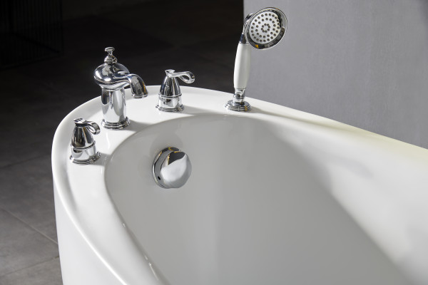Vasca da bagno Vasca ovale Vasche da bagno Vasche da incasso 160x80 Rubinetteria Completa