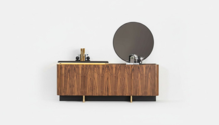 Mobiletto credenza credenza credenza in legno marrone mobiletto mobili