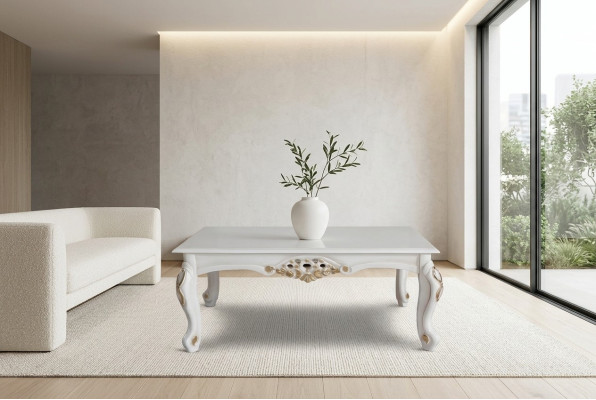 Tavolino di lusso Tavolini classici Tavolo Tavolino in legno 130x80