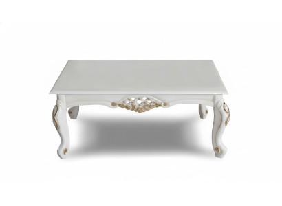 Tavolino da salotto Tavolo Tavolo di lusso Tavolo da soggiorno Tavoli Design Rettangolare Bianco