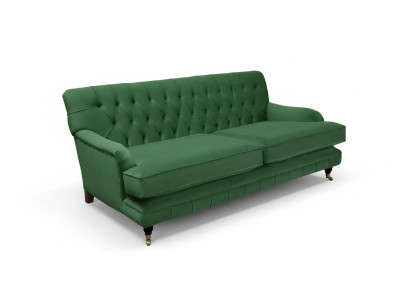 Chesterfield divano a 3 posti design divano imbottito di lusso tessile