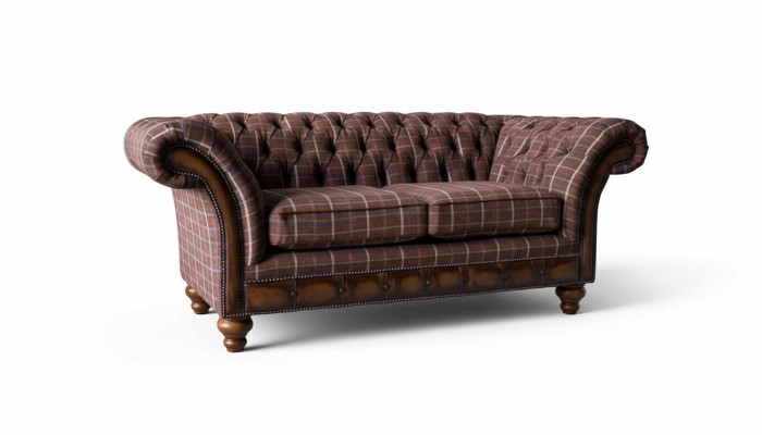 Chesterfield divano a due posti mobile divano 2 posti sofà imbottito salotto divanetti