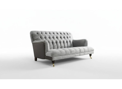 Divano design 3 posti Chesterfield, divano imbottito design per soggiorno, nuovo.