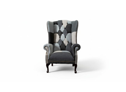 Poltrona Chesterfield divano divano imbottita 1 posto poltrona divani tessuto