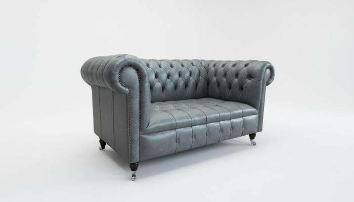 Divano Chesterfield Divano Divani Divano classico a due posti in pelle