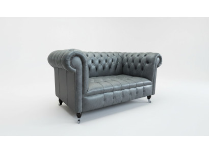 Divano Chesterfield Divano Divani Divano classico a due posti in pelle