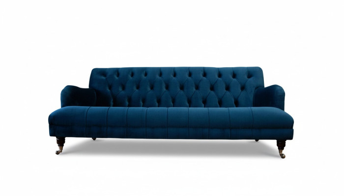 Chesterfield Design Divano Poltrona di lusso in tessuto nuovo