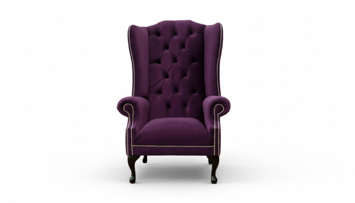 Poltrona poltrona progettazione imbottita divano divano tessuto nuovo Chesterfield.