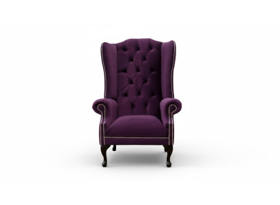 Poltrona poltrona progettazione imbottita divano divano tessuto nuovo Chesterfield.