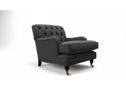 Chesterfield poltrona divano imbottito monoposto design divani tessuto nuovo
