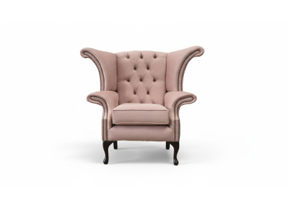 Poltrona velluto design imbottita divano Chesterfield tessuto mobili