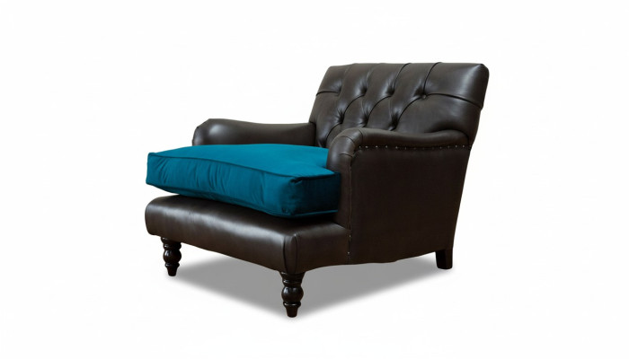 Chesterfield poltrona divano 1 posto divani divano in pelle grigia