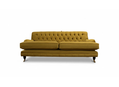 Divano Chesterfield 3 posti Tessuto imbottito Divani eleganti