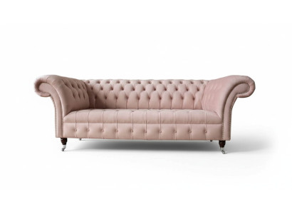 Chesterfield divano a 3 posti Rosa Design divani imbottiti tessuto tessile