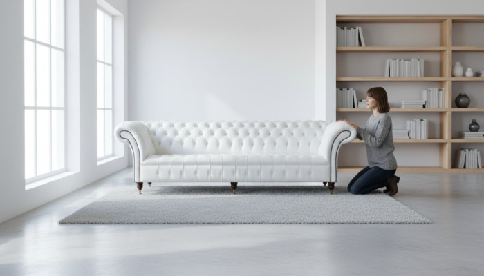 Chesterfield divano 4 posti soggiorno design inglese divani mobili nuovi