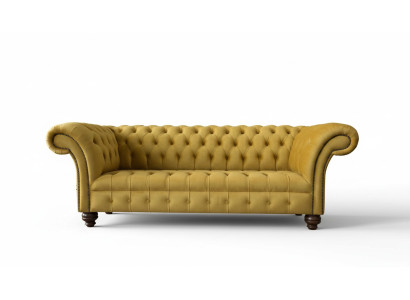 Divano 3 posti Divani Sedia Couch Chesterfield Poltrone a tre posti Tessuto
