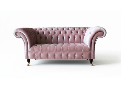 Chesterfield divano a due posti 2 posti, divano imbottito, divano letto design.