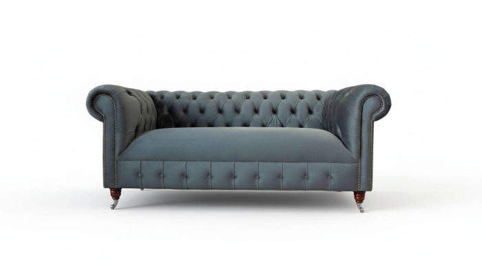 Chesterfield divano in tessuto 3 posti design di mobili di lusso Lounge
