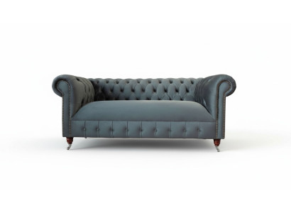 Chesterfield divano in tessuto 3 posti design di mobili di lusso Lounge