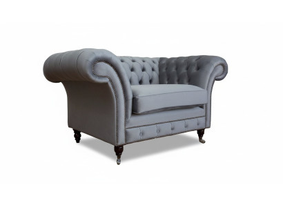 Design divano Chesterfield in tessuto Poltrona 1 posto Divani imbottiti Lounge Nuovi