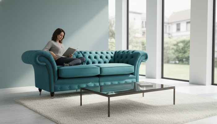 Divano design 3 posti divano Chesterfield divani imbottiti design soggiorno
