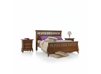 Letto 2x comodini 3 pezzi. Set camera da letto design moderno di lusso. Letti
