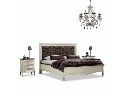 Design camera da letto 3 pezzi. Letto 2 comodini Set letto di lusso mobili nuovi