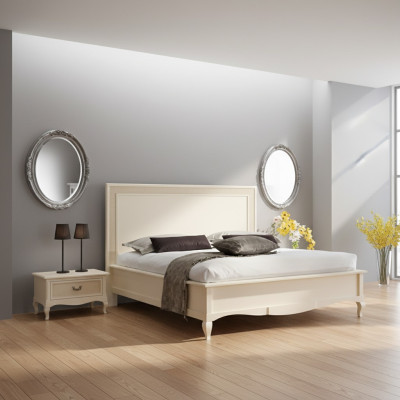 Letto 2x Comodini 3 pezzi. Set camera da letto Mobili Moderni di lusso Letti