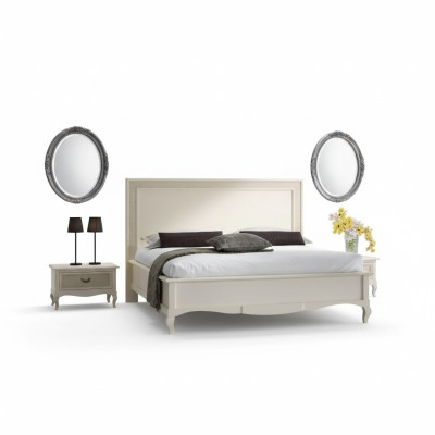 Letto 2x Comodini 3 pezzi. Set camera da letto Mobili Moderni di lusso Letti