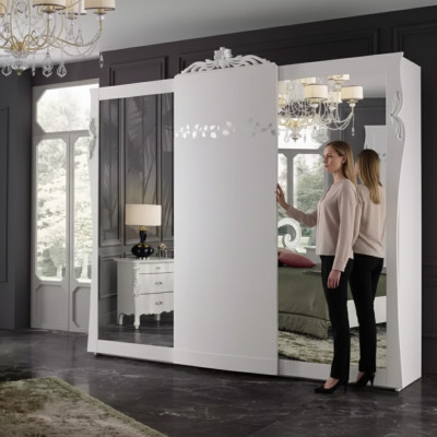 Armadio per abiti di lusso Armadi per vestiti Abitare Mobili italiani in legno