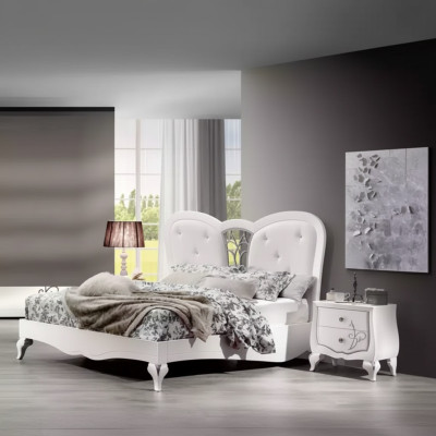 Letto 2x Comodini 3 pezzi Set Camera da letto Design Mobili Moderni di Lusso Nuovi