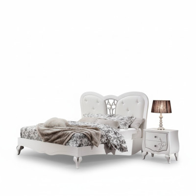Letto 2x Comodini 3 pezzi Set Camera da letto Design Mobili Moderni di Lusso Nuovi