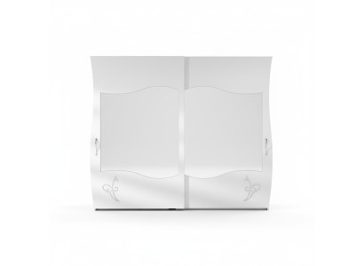 Modern armadio guardaroba in legno massiccio scaffale camera da letto armadio bianco nuovo