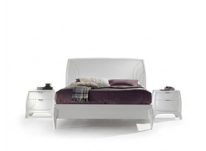 Set letto camera da letto 2x comodini Set completo Mobili in legno 3 pezzi Nuovo