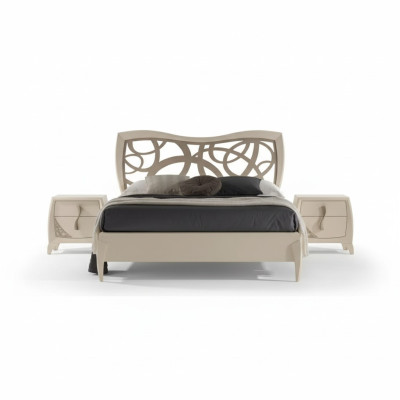 Letto 2x comodini 3 pezzi. Camera da letto design Mobili da camera da letto di lusso.