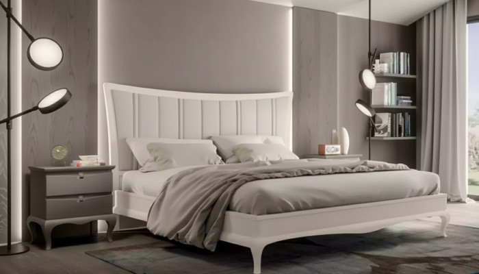Design camera da letto 3 pezzi. Letto 2 comodini Moderno Lusso Mobili da letto
