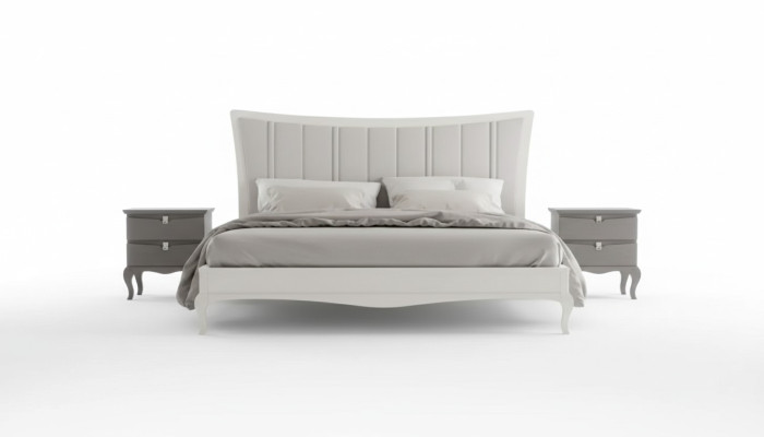 Design camera da letto 3 pezzi. Letto 2 comodini Moderno Lusso Mobili da letto