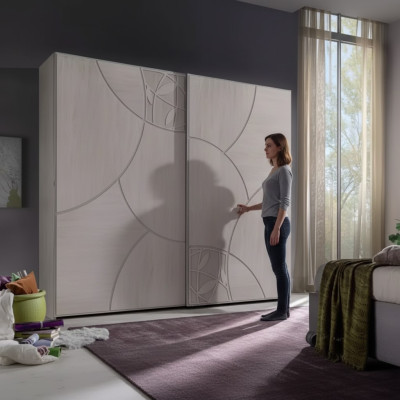 Armadio da camera da letto Mobili di lusso Design Arredamento Armadi Nuovo Nuovo