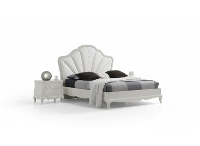 Camera da letto 3 pezzi. Set Letto 2x Comodini Design Moderno Grigio Letti