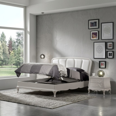 Letto 2x Comodini 3 pezzi Set camera da letto Moderno Lusso Camera da letto