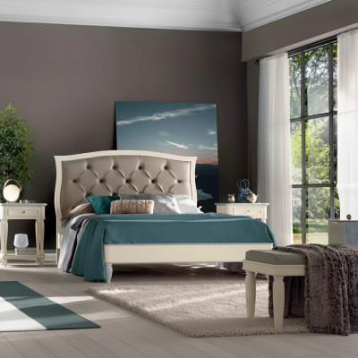 Letto 2x comodini 3 pezzi. Camera da letto set Design Moderno di lusso Gruppo