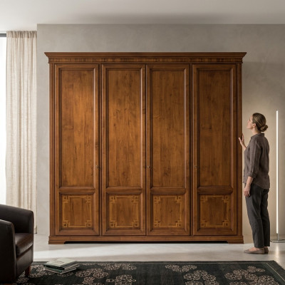 Camera da letto Armadio in legno Mobili italiani Armadi Guardaroba