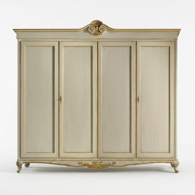 Mobili classici Libreria Armadio Camera da letto Design italiano Legno Nuovo