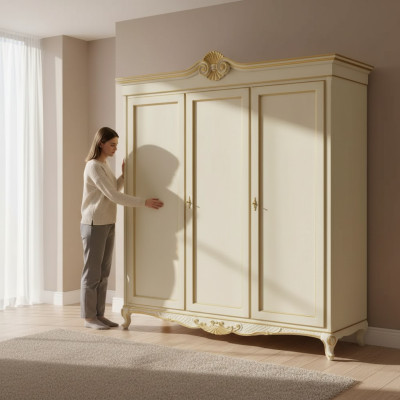 Armadio Scaffali Armadio Legno Camera da letto Guardaroba Nuovo