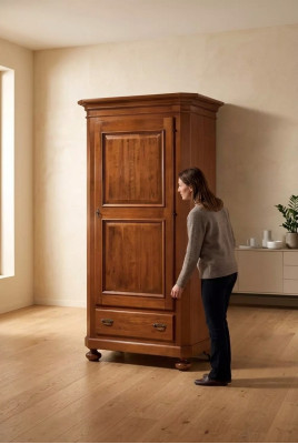 Camera da letto Armadio in legno Guardaroba Mobili Design Armadio marrone