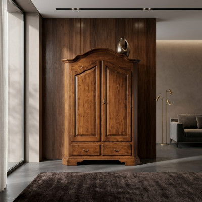 Mobili armadio armadi sartoriale marrone legno.